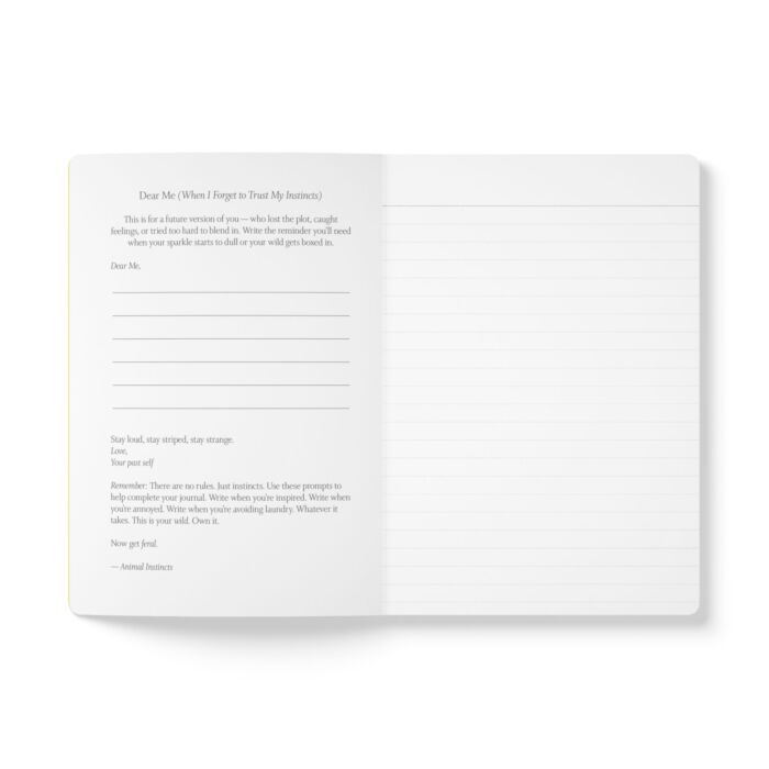 Animal Instincts Zebra Print Softcover Journal - Image 11