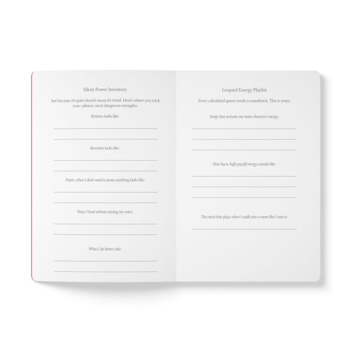 Animal Instincts Leopard Print Softcover Journal - Image 12